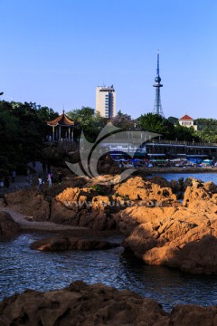 青岛汇泉湾风光