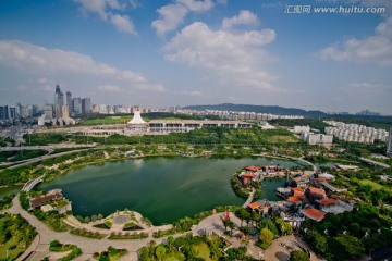 南宁 民歌湖 全景