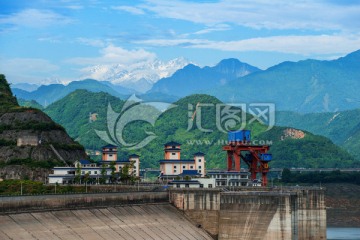 都江堰紫坪铺风光