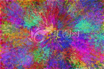 抽象油畫