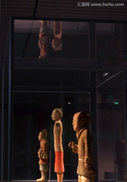 文物展厅 古代雕像 陶俑