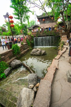 黄龙溪水景