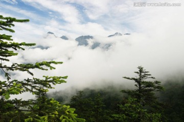 四川彭州九峰山云海