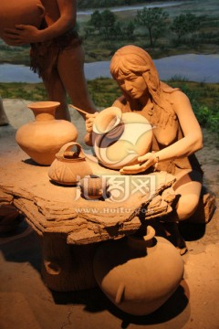 甘肃古代制陶雕塑