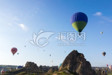 土耳其 卡帕多奇亚 热气球风光