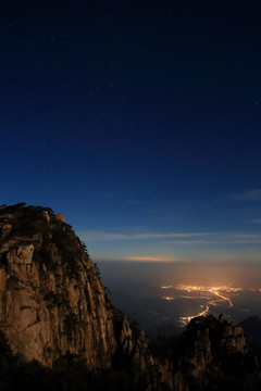 黄山夜景