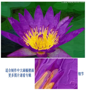 油畫(huà) 裝飾畫(huà) 荷花