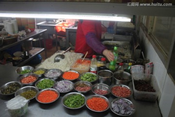 什锦炒饭食材