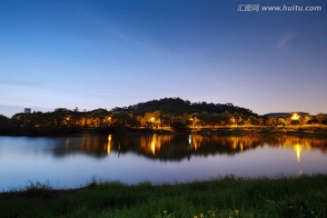 水濂山水库夜景