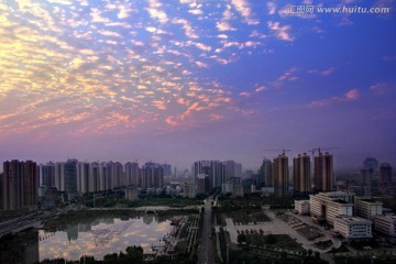 来宾市桂中水城晚景