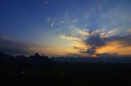 日落 夕阳