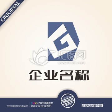 GB字母logo