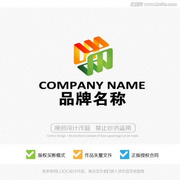 M字母 标志设计 LOGO设计