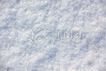 雪 积雪 细盐粒