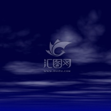 藍天白云 夜間的云