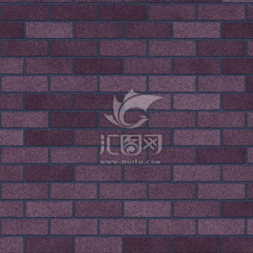 砖墙背景纹理 紫红色砖墙