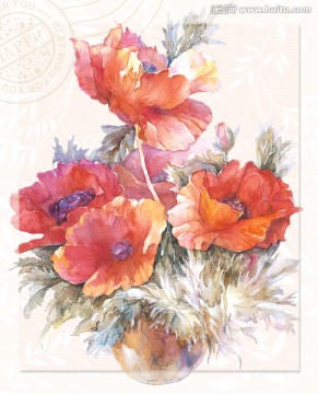 手繪花朵