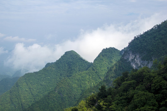 秦岭夏日风光