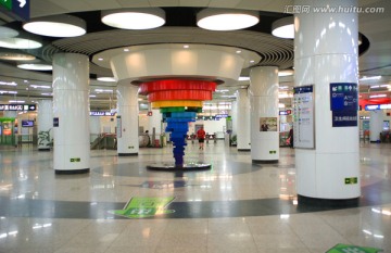 北京地铁站装饰