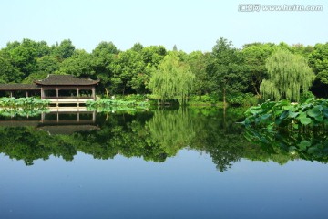 湖景