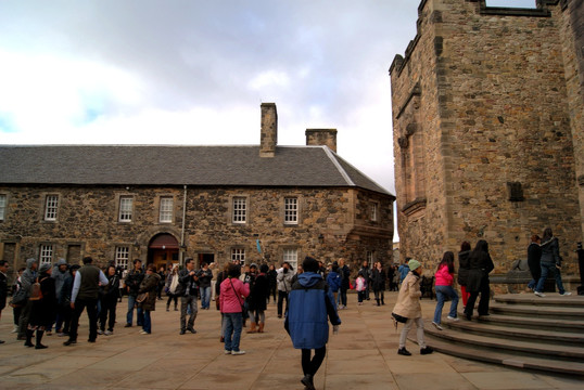 英国爱丁堡古城堡内景