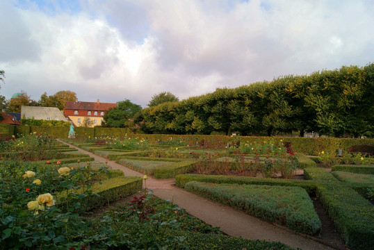 丹麦哥本哈根公园花圃