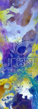 抽象玄關裝飾油畫