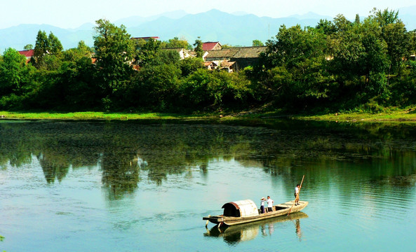 皖南山水田园美景