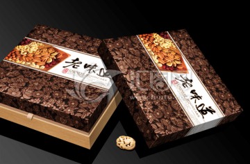 中秋月餅包裝平面圖