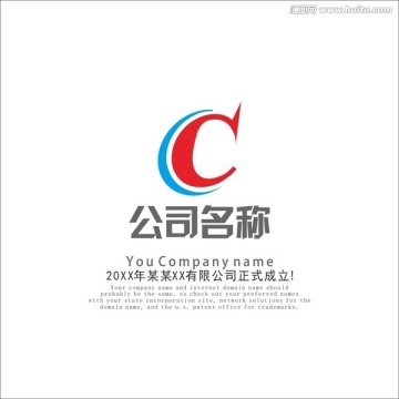 公司标志logo字母C