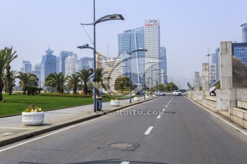 上海浦东新区街景