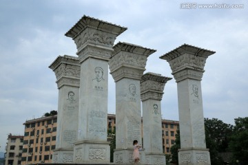 江西修水五杰广场雕塑