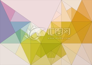 時尚幾何底紋背景 抽象多邊形底