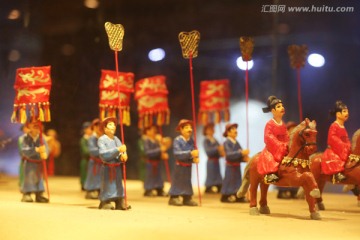 扬州东关街古婚礼群雕