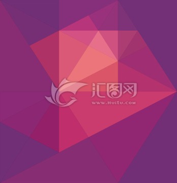 紫色三角形拼接底紋
