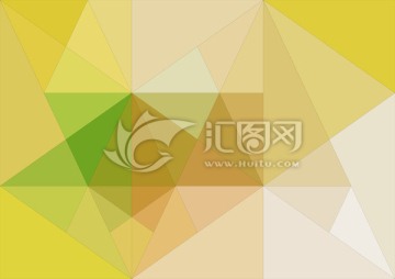 綠色幾何底紋背景 多邊底紋背景