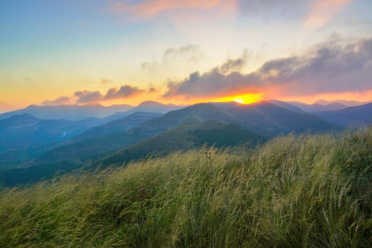 石虎山秋晨