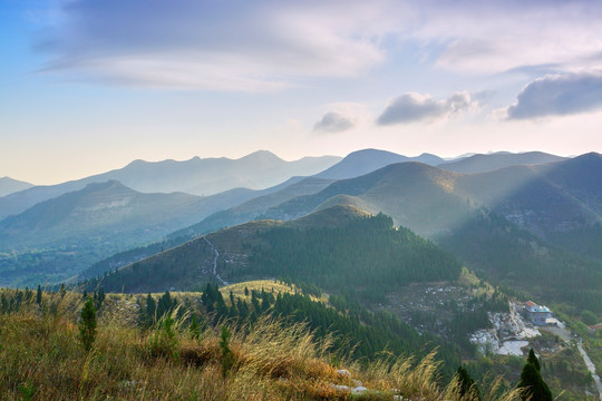 山川秋色