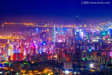 深圳夜景 深圳全景