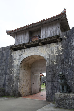 日本冲绳首里城