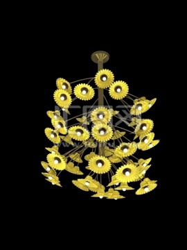 花朵吊燈