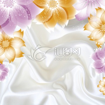 3d花背景