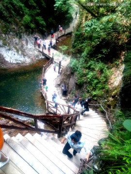 商洛金丝峡山水风景摄影