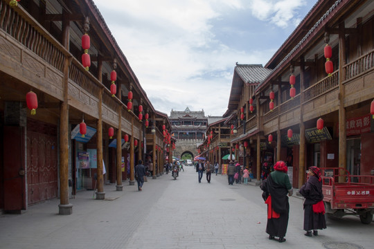 松潘街景