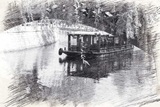 護(hù)城河游船