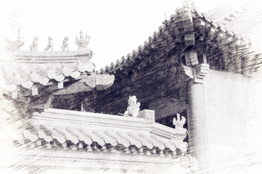興國禪寺雕梁畫棟