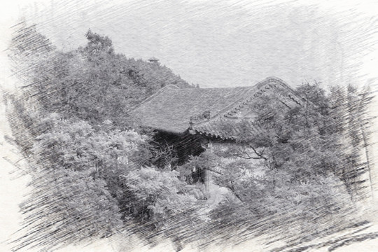 山林中的興國禪寺