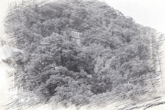 山林中的興國禪寺