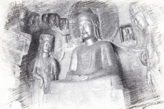 興國禪寺隋唐佛像