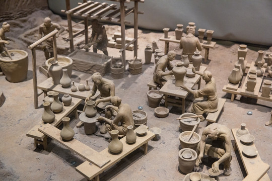 瓷器器制作坊 古代制瓷 窑厂